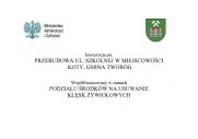 Miniaturka artykułu Przebudowa ul. Szkolnej w miejscowości Koty