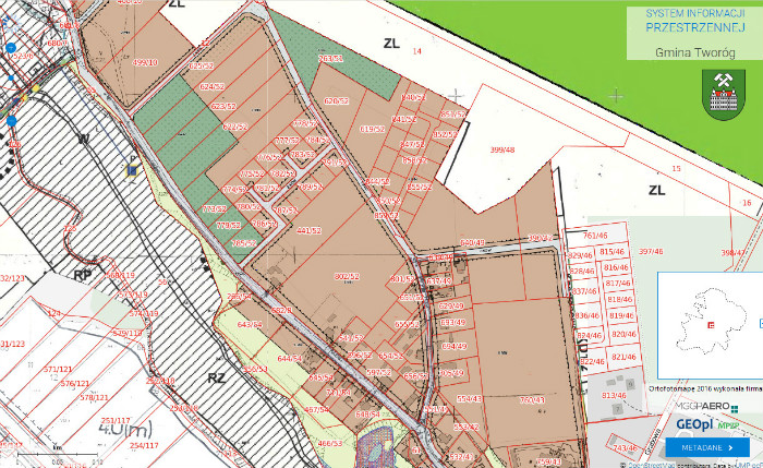 Miniaturka artykułu MPZP Tworóg, Brynek – Uchwała Nr XX/186/2016 z dnia 10.10.2016r.