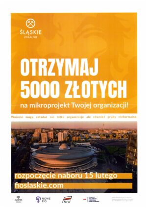 Miniaturka artykułu Trwa nabór wniosków do projektu  Śląskie Lokalnie 2021-2023