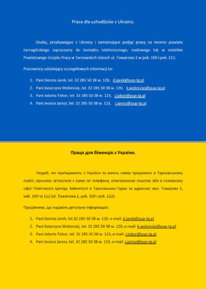 Miniaturka artykułu Praca dla uchodżców z UkrainyđşđŚ