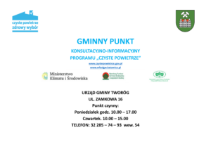 Miniaturka artykułu Czyste powietrze – Zmiana godzin przyjmowania petentów