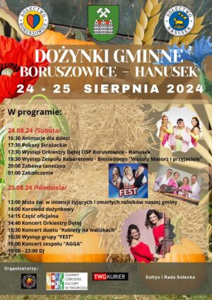 Miniaturka artykułu Dożynki Gminne Boruszowice – Hanusek