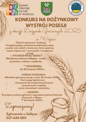 Miniaturka artykułu Konkurs na dożynkowy wystrój posesji