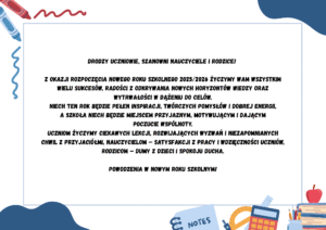 Miniaturka artykułu Rok szkolny 2025/2026