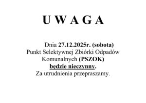 Miniaturka artykułu PSZOK – nieczynny