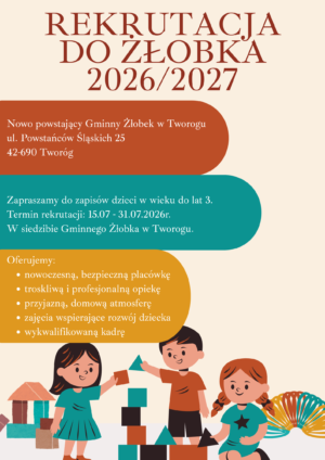 Miniaturka artykułu Rusza Gminny Żłobek w Tworogu – rozpoczynamy rekrutację!